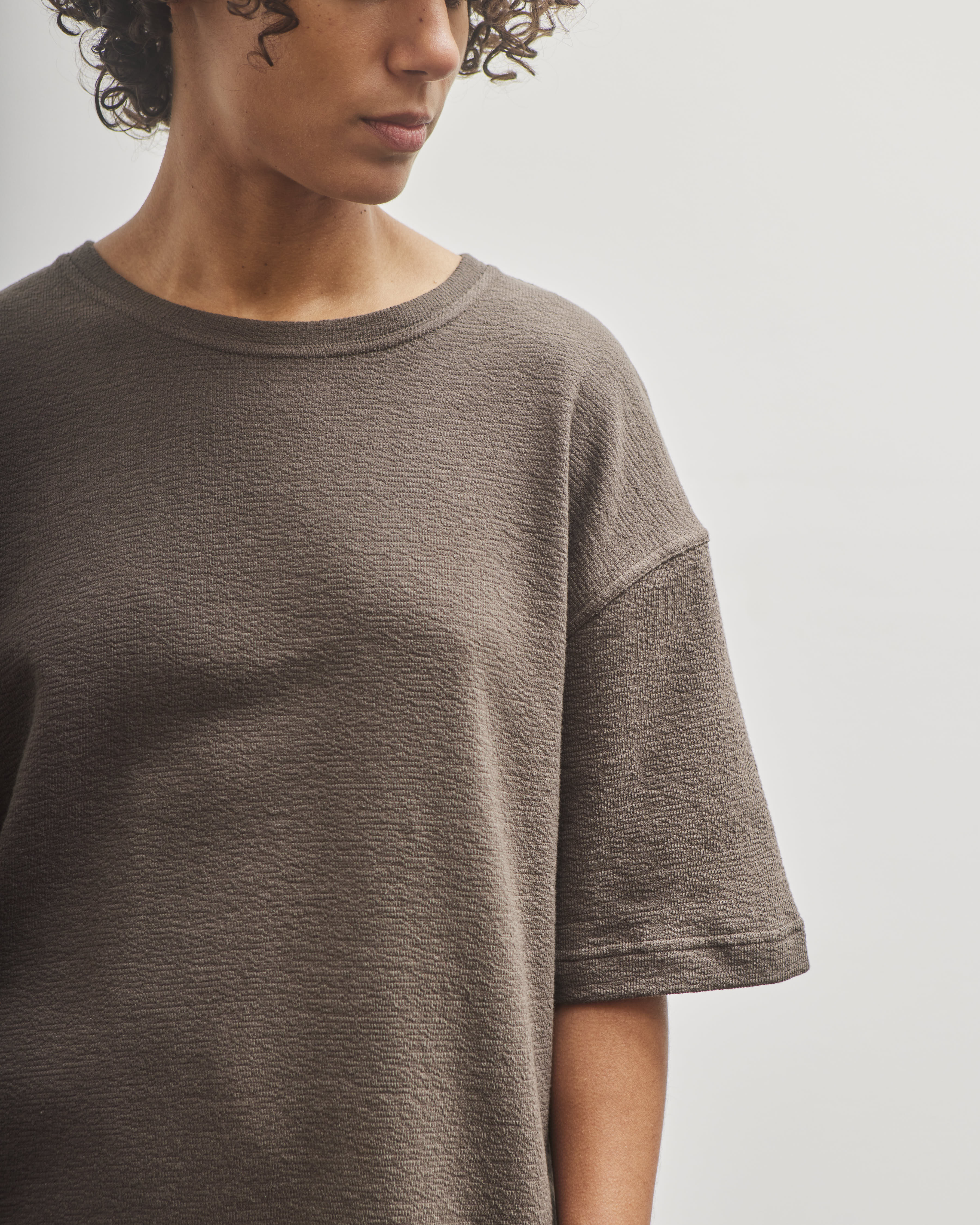 7115 by Szeki Signature Everyday Tee, Grey - Image 6