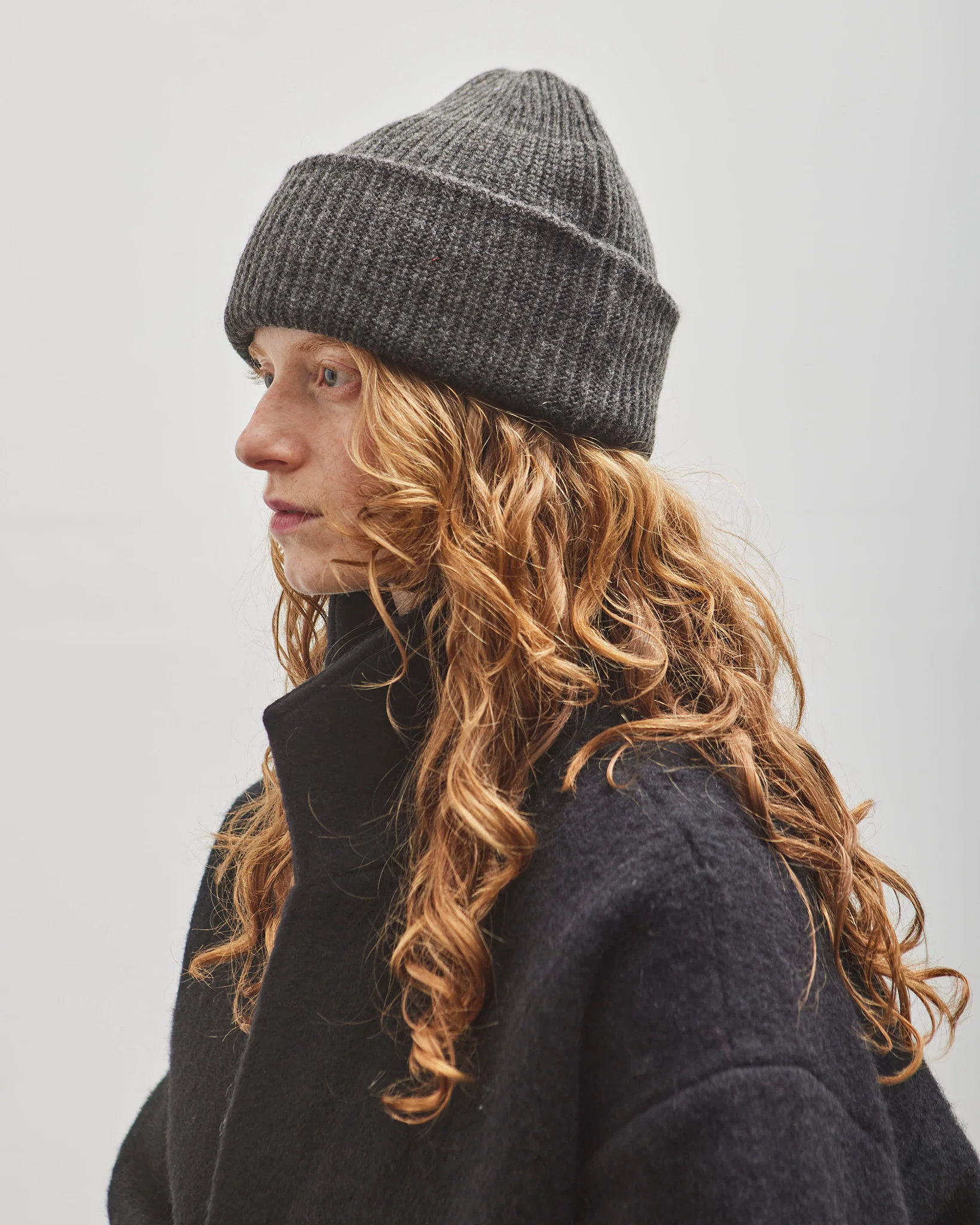 7115 by Szeki Signature Yak Beanie, Charcoal - Image 5