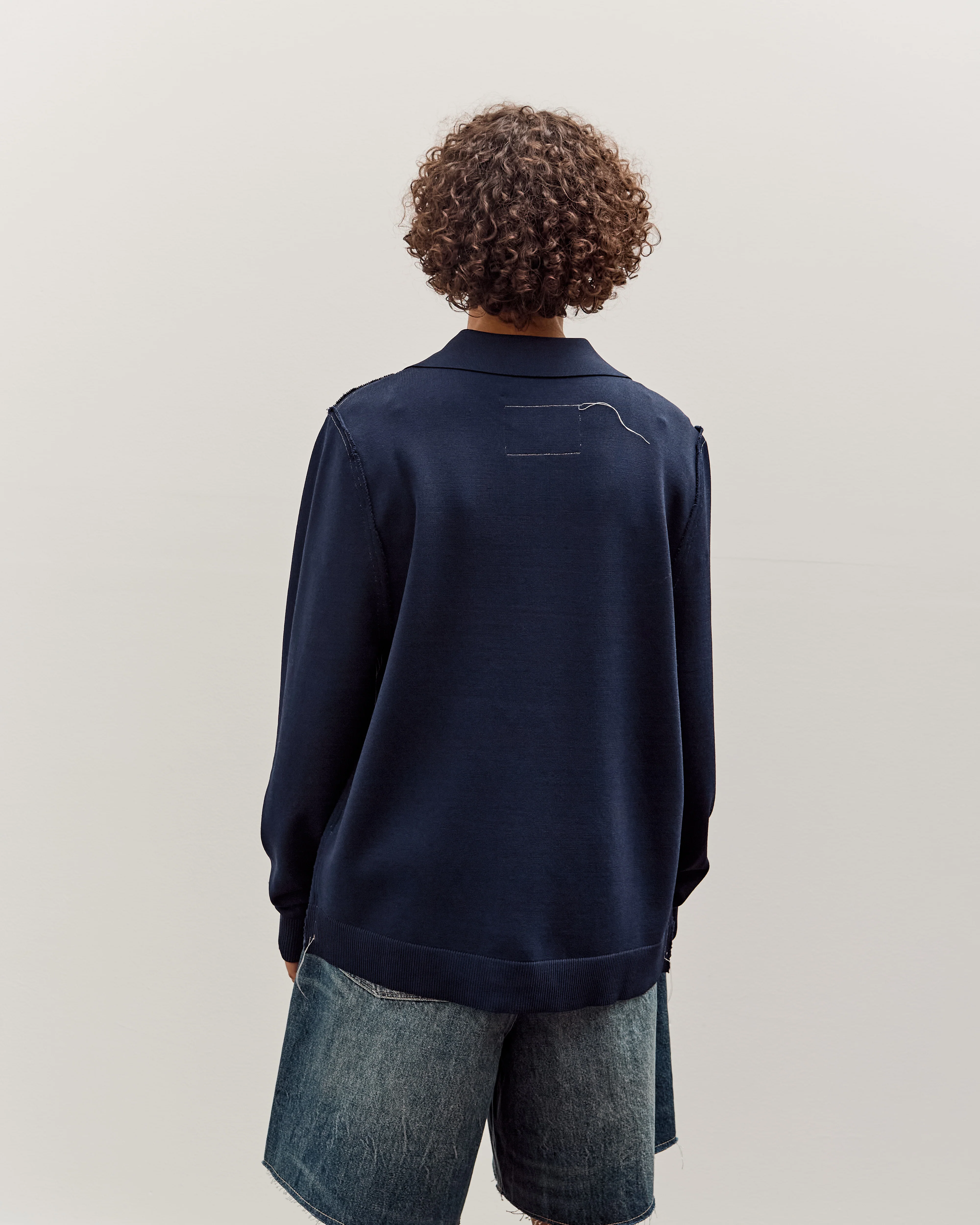 Camiel Fortgens Ajur Cardigan, Petrol - Image 6
