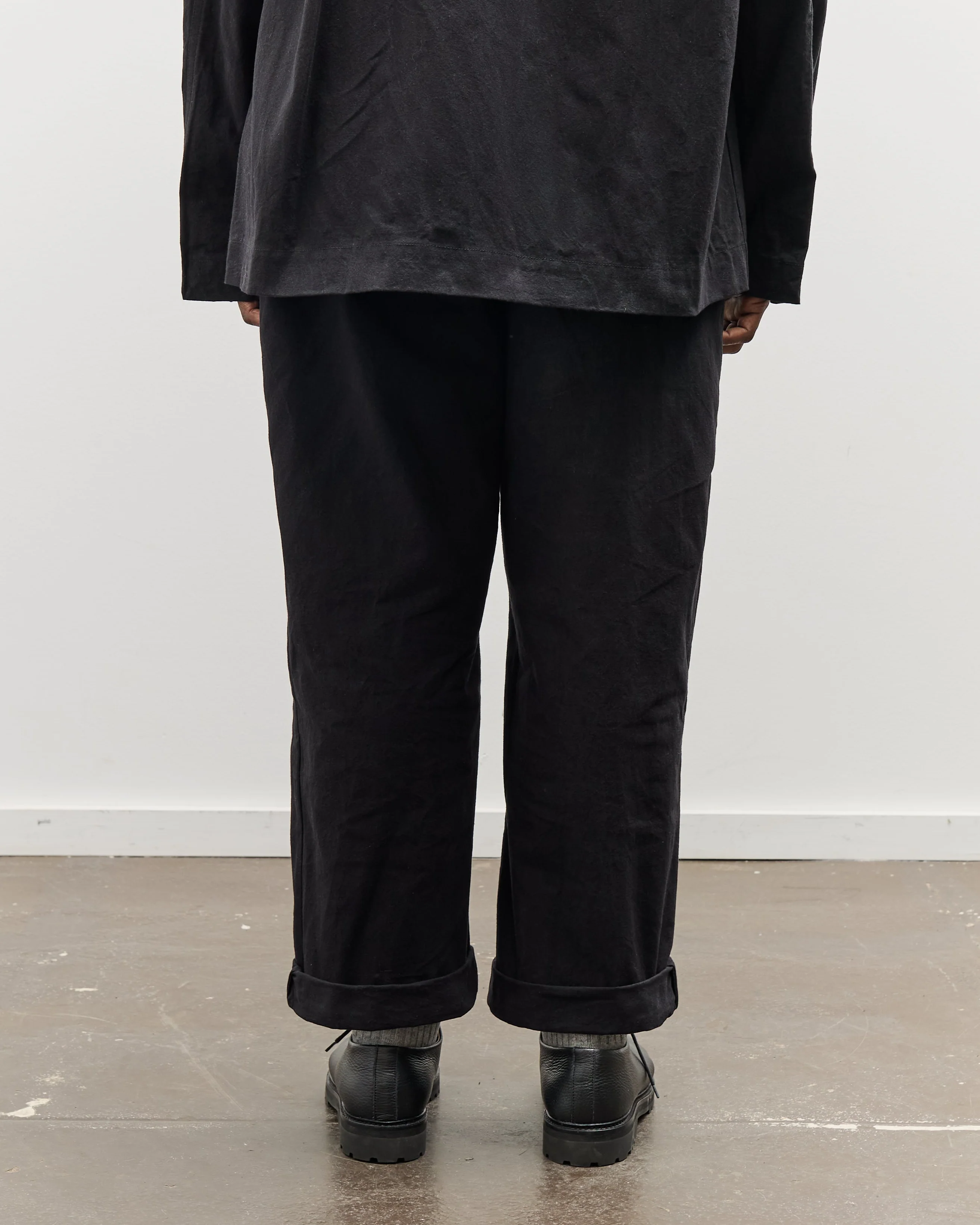 MAN-TLE R0P4 Wide Pants, Black Wax - Image 8
