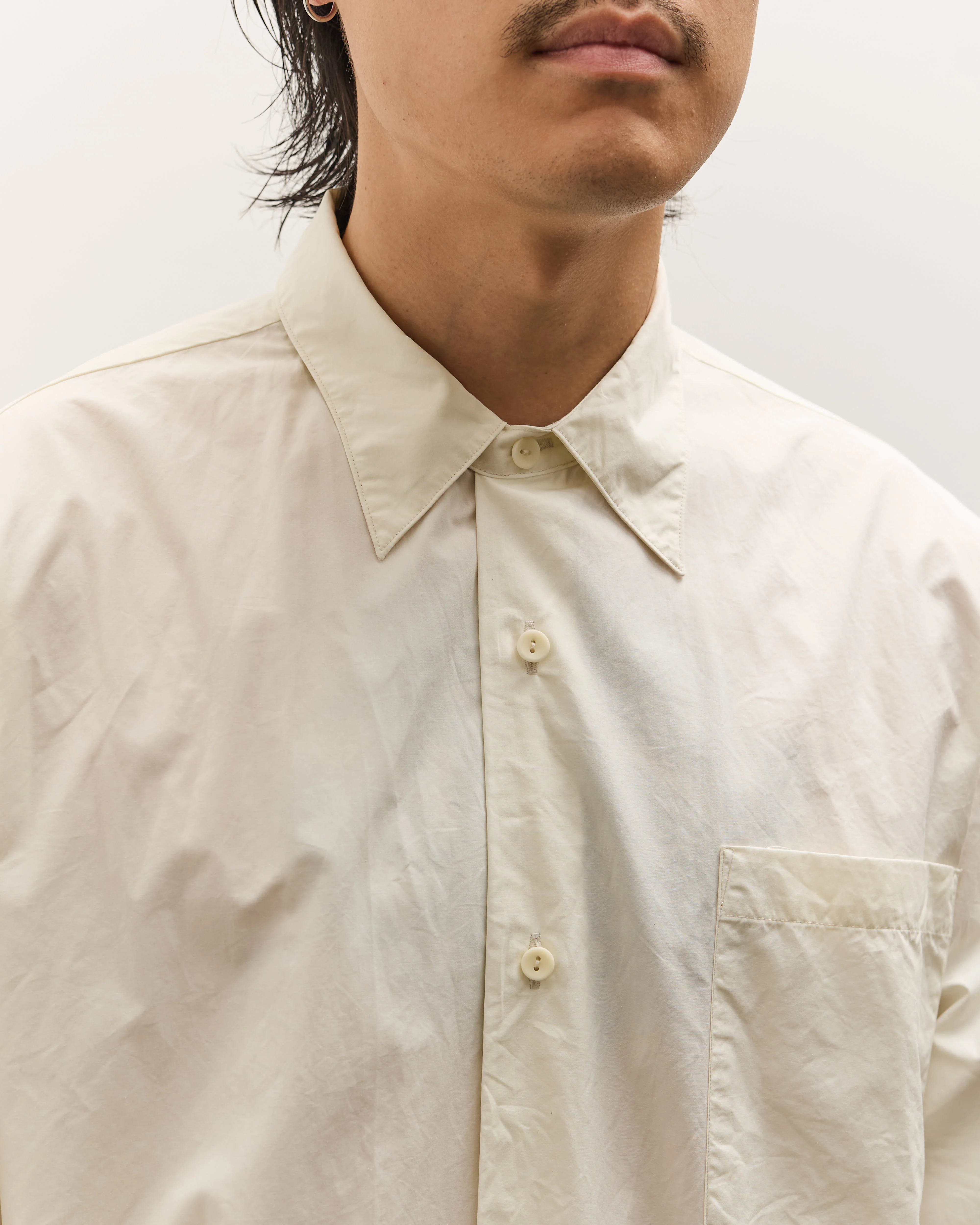 Mark.S Dress Shirt, Ecru - Image 9