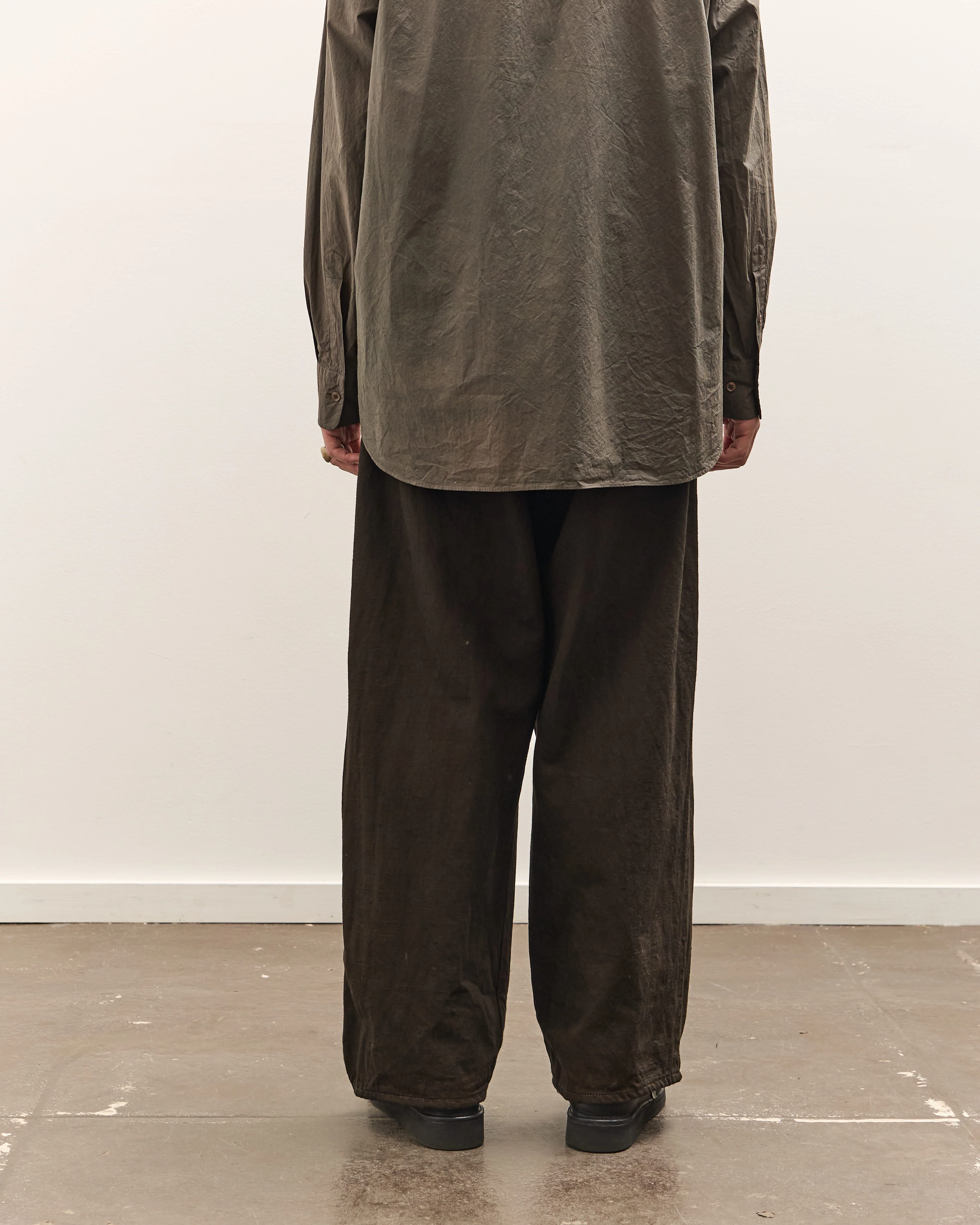 Yoko Sakamoto 5 Pocket Baggy Pants, Kakishibu - Image 6